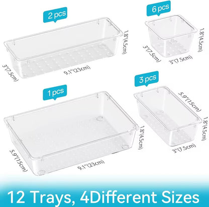 12-Piece Drawer Organizer