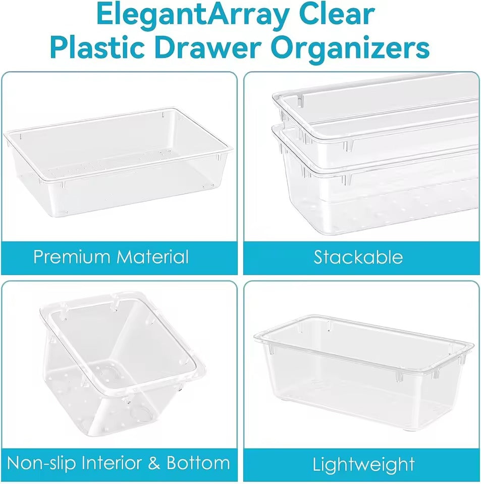 12-Piece Drawer Organizer