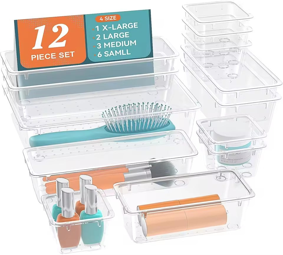 12-Piece Drawer Organizer