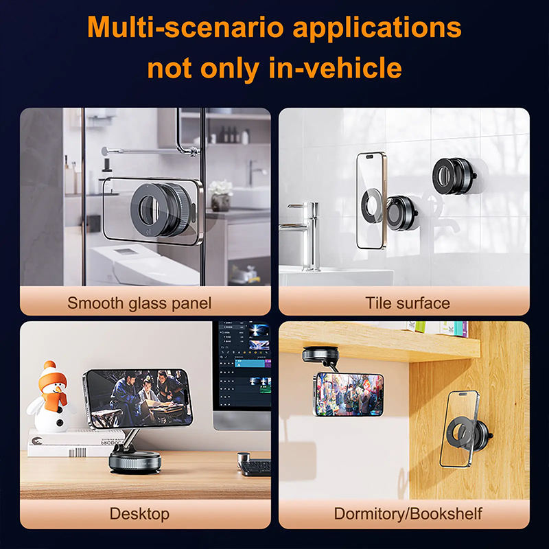 Magnetic Phone Holder Vacuum Suction Car Mount - product image 4