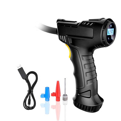 Cordless digital tire inflator 150 PSI with hose and accessories