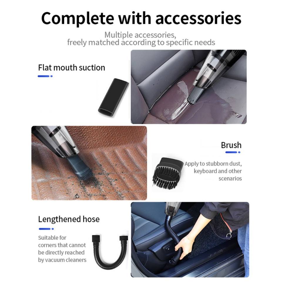 Cordless Wet & Dry Car Vacuum with 3 Suction Levels - product image 3