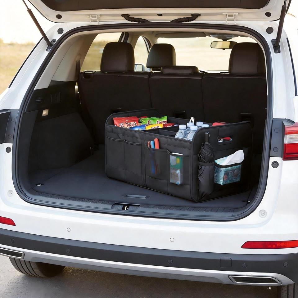 Large Foldable Oxford Car Trunk Organizer – 60 × 36 × 30 cm - product image 3